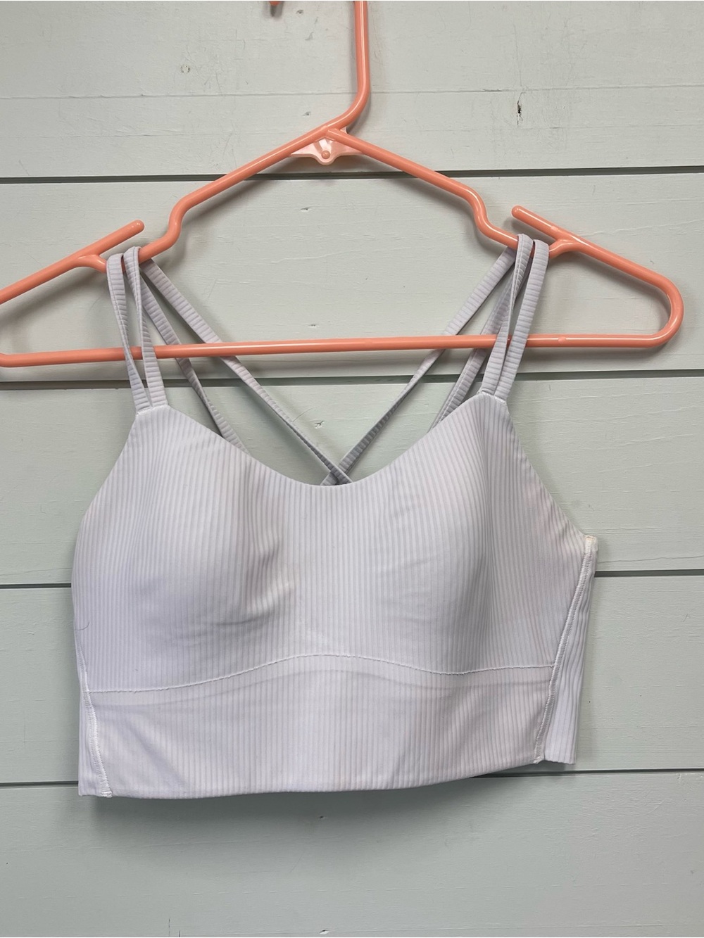 Lululemon like a cloud bra white women's size 8